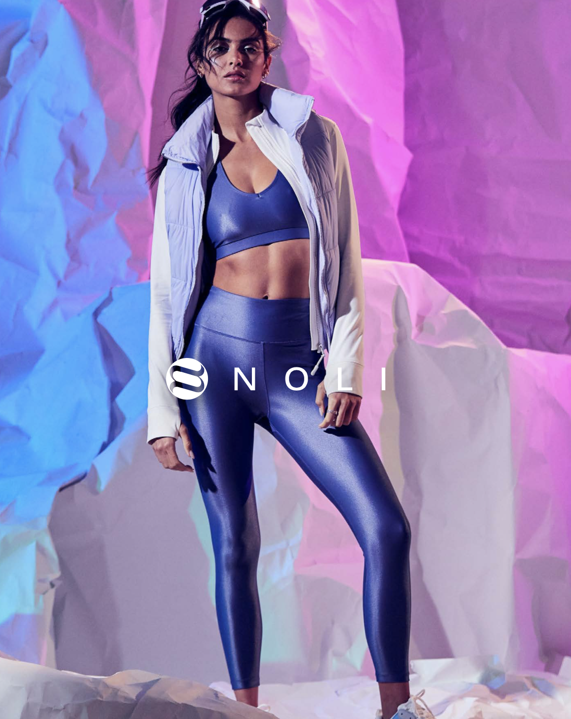 models posing for a photo shoot on a set that was styled by a professional prop stylist