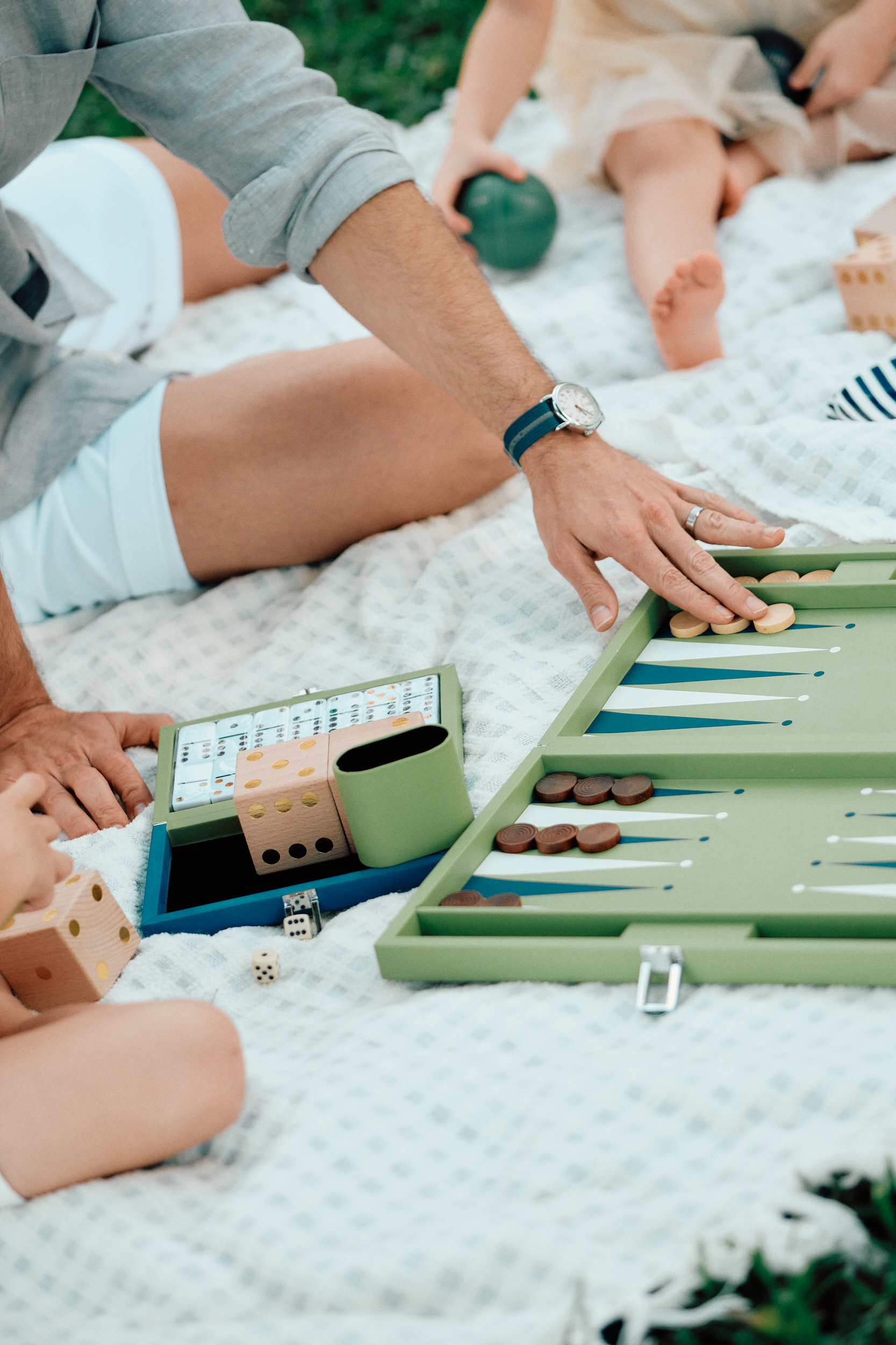 models posing for a photo shoot on a set that was styled by a professional prop stylist
