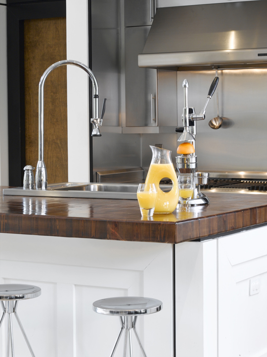 kitchen styled by a professional interior photo stylist