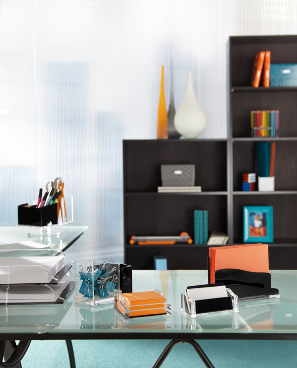 office space styled by a professional interior photo stylist