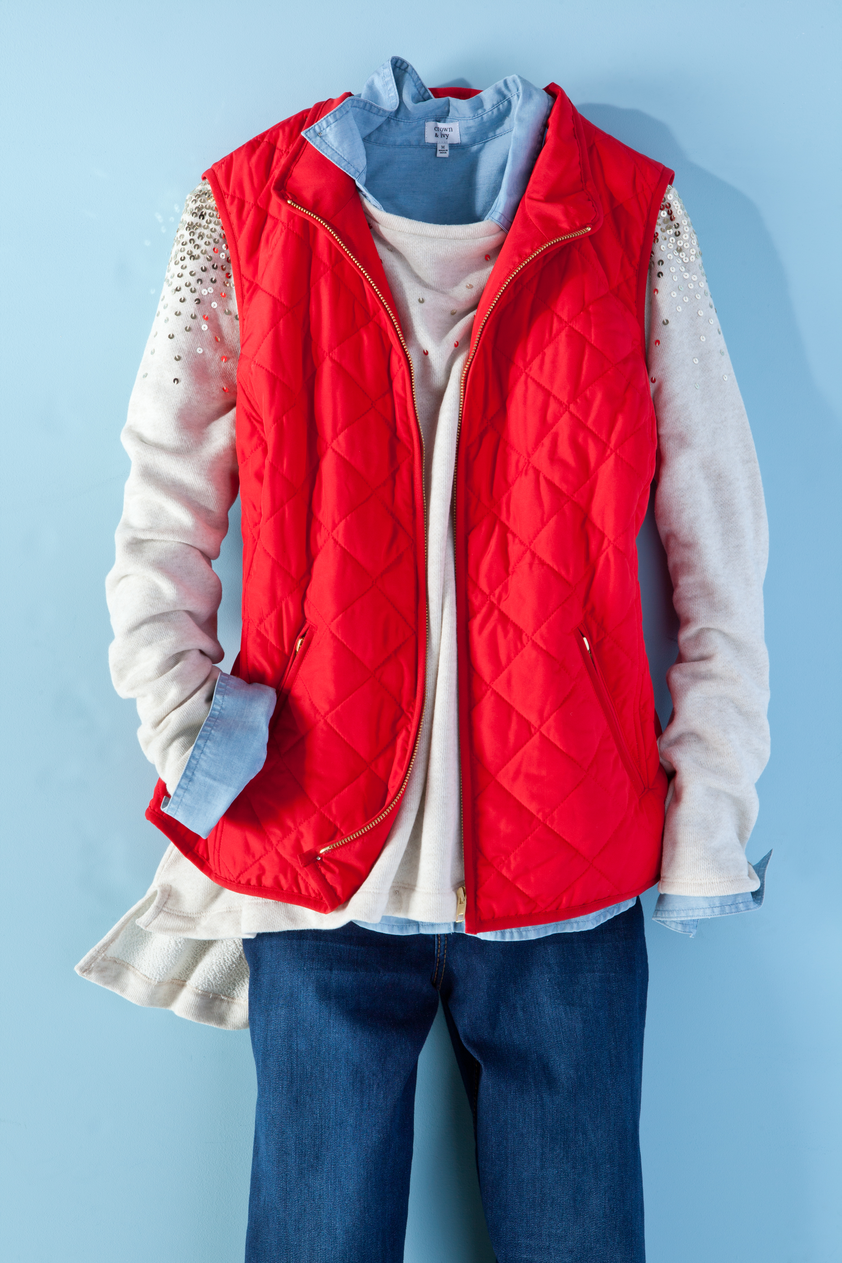 Winter wear styled by a professional apparel photo stylist